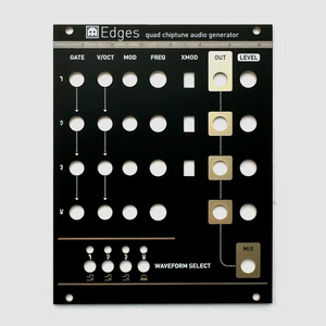 Black panel for Mutable Instruments Edges