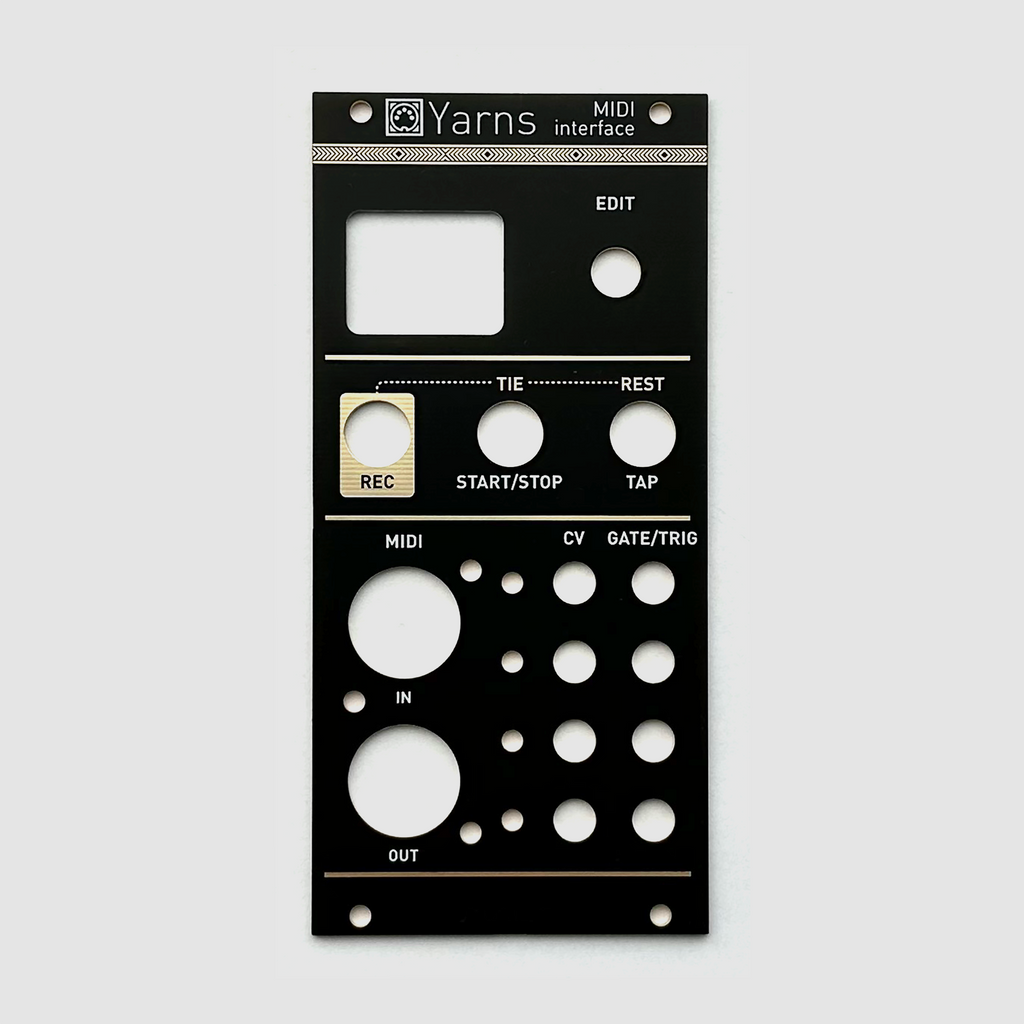 Black panel for Mutable Instruments Yarns