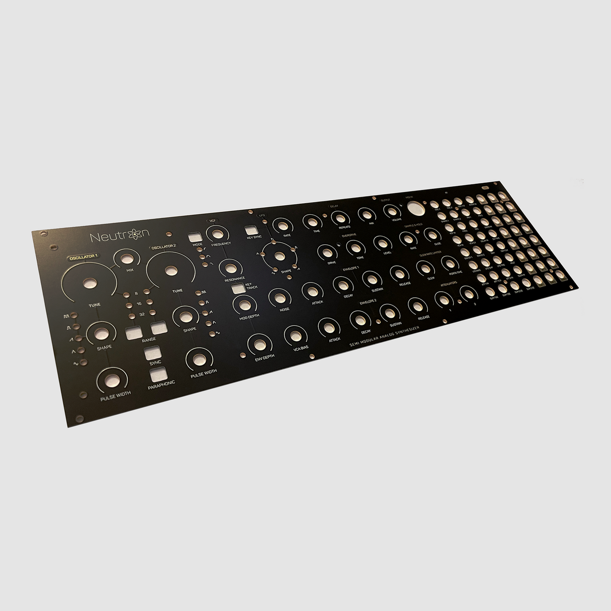 Black panel for Behringer Neutron – Oddvolt - Eurorack Panels, PCBs and  Parts for DIY