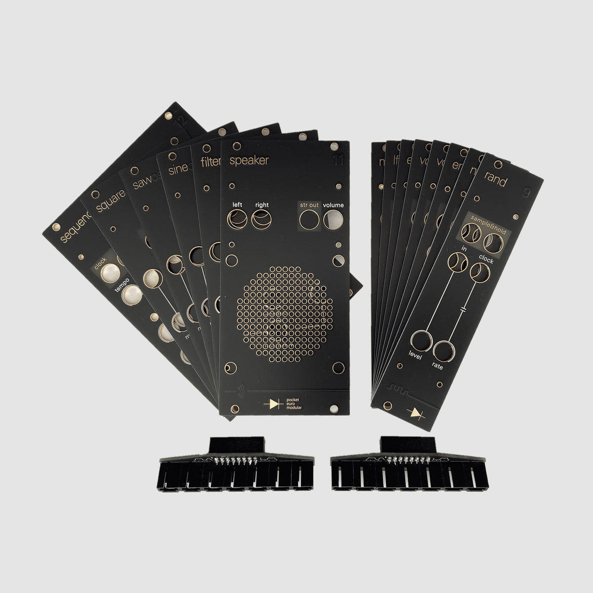 Eurorack panels for Teenage Engineering Pocket Operator Modular 400