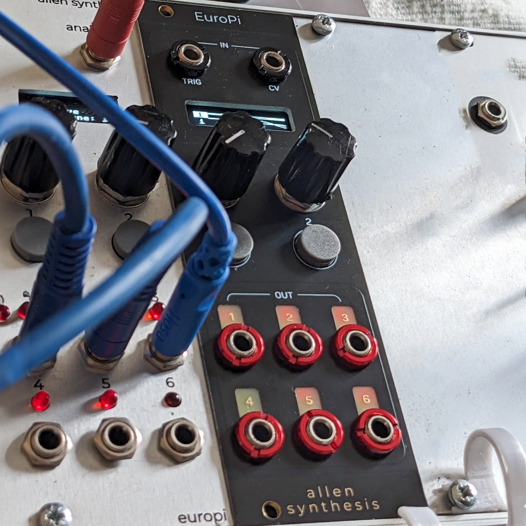 Allen Synthesis EuroPi PCB + malm.audio Panel