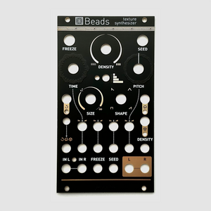 Black panel for Mutable Instruments Beads – Oddvolt - Eurorack