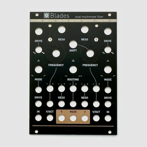 Black panel for Mutable Instruments Blades