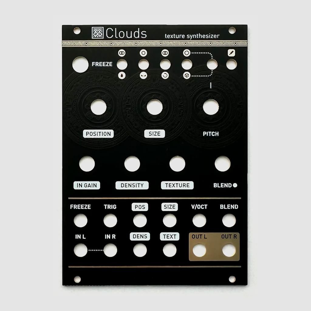 Black panel for Mutable Instruments Clouds
