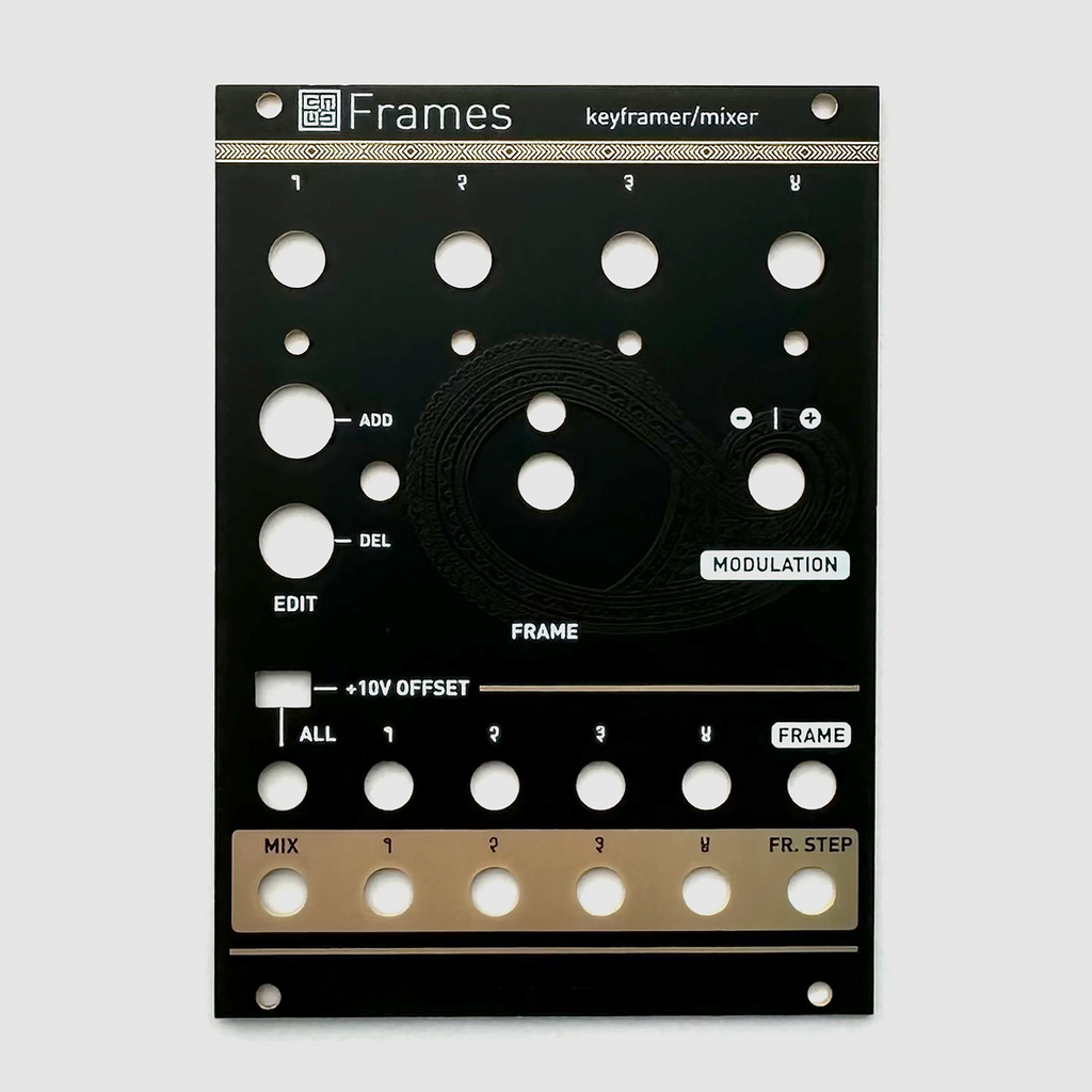 Black panel for Mutable Instruments Frames
