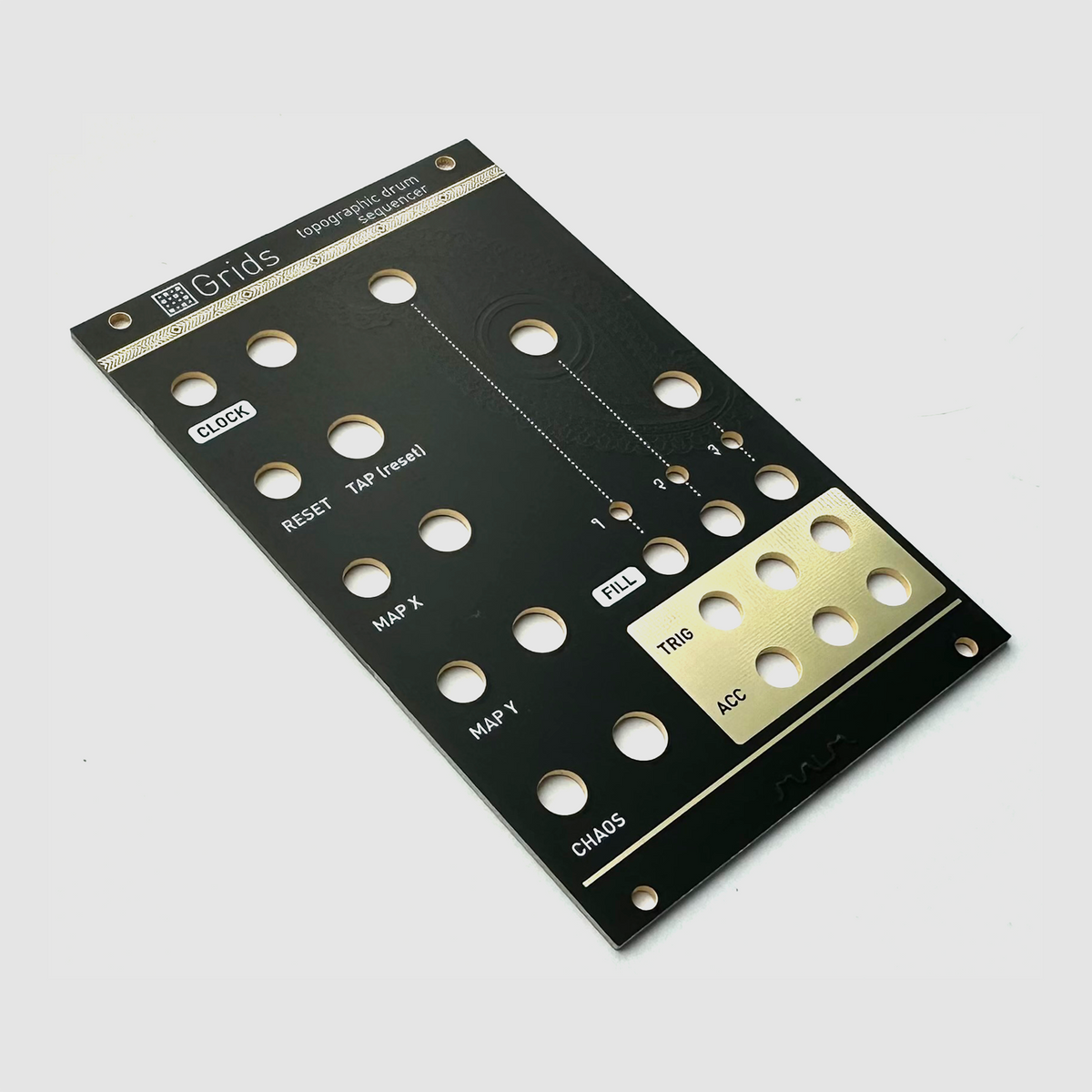 Black panel for Mutable Instruments Grids – Oddvolt - Eurorack Panels ...