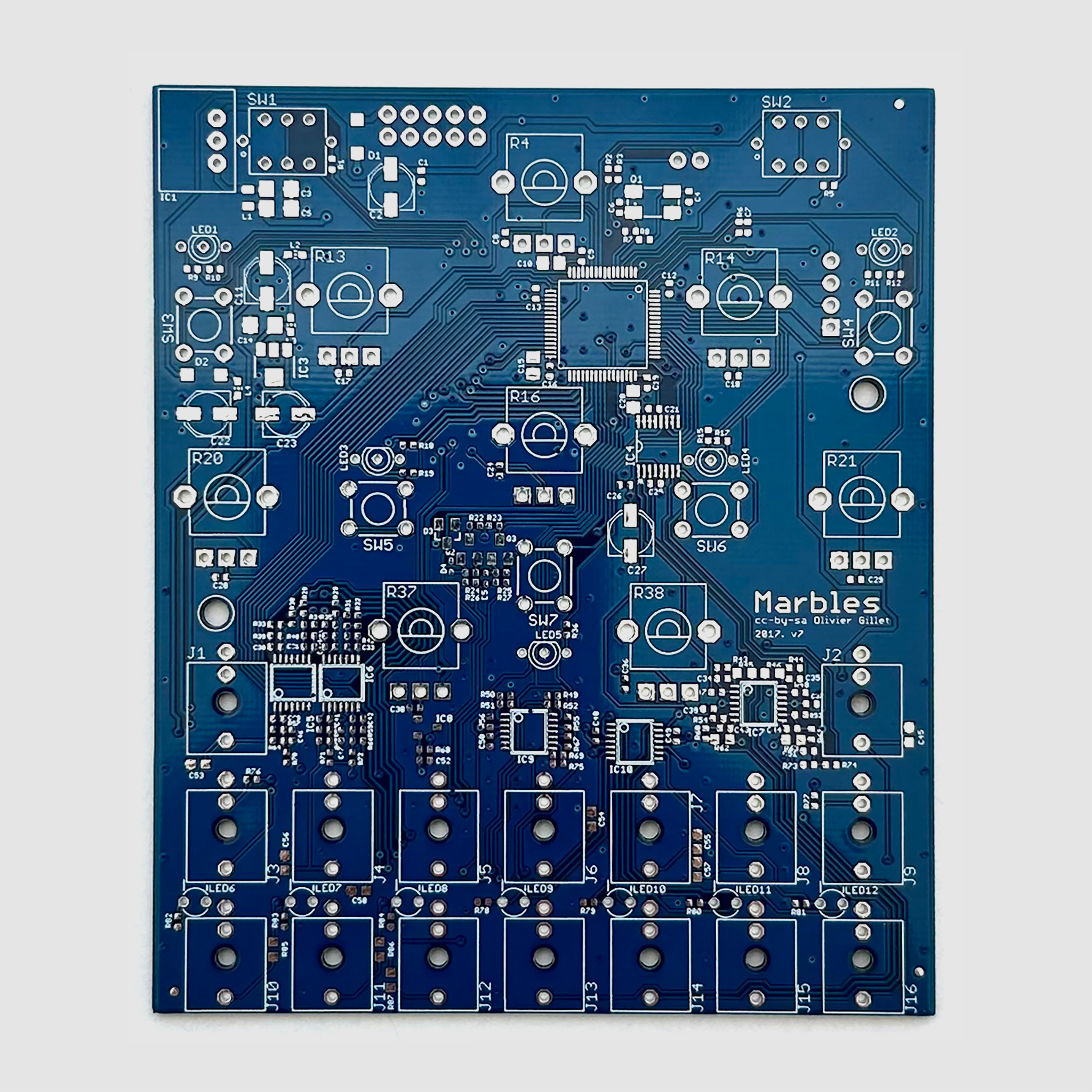 Mutable Instruments Marbles PCB – Oddvolt - Eurorack Panels, PCBs