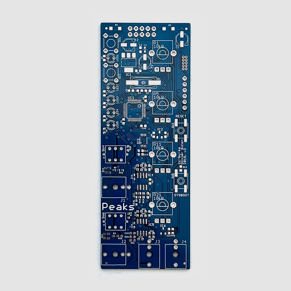 Mutable Instruments Peaks PCB – Oddvolt - Eurorack Panels, PCBs and ...