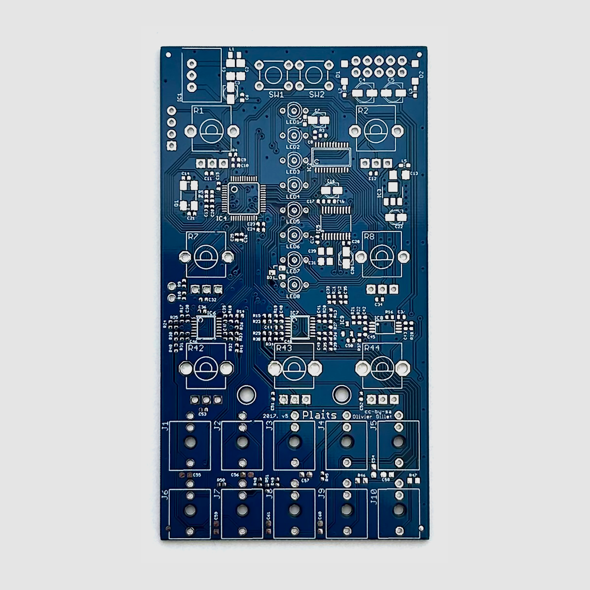 Mutable Instruments Plaits PCB – Oddvolt - Eurorack Panels, PCBs Mutable Instruments Plaits PCB – Oddvolt - Eurorack Panels, PCBs