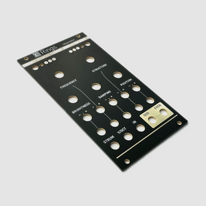 Black panel for Mutable Instruments Rings