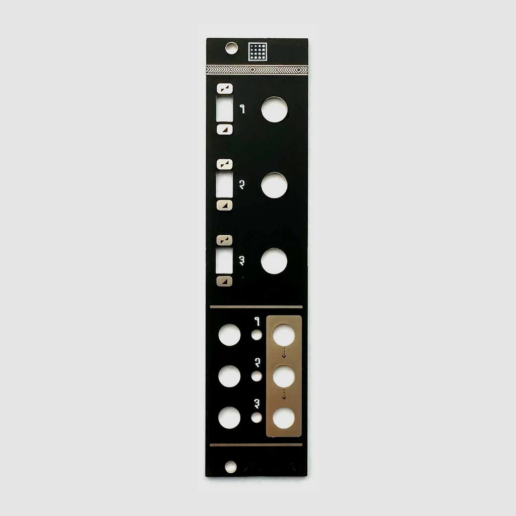 Black panel for Mutable Instruments Shades