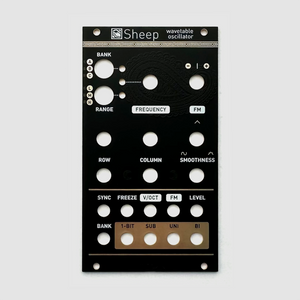 Black panel for Mutable Instruments Sheep