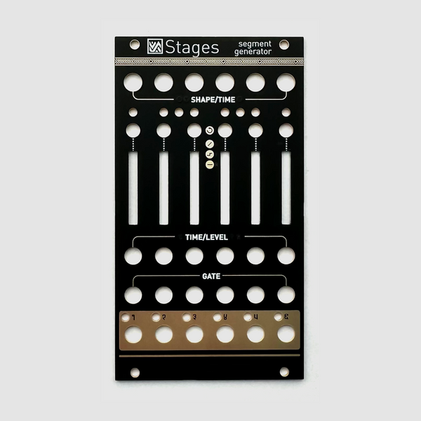 Black panel for Mutable Instruments Stages – Oddvolt - Eurorack Panels,  PCBs and Parts for DIY