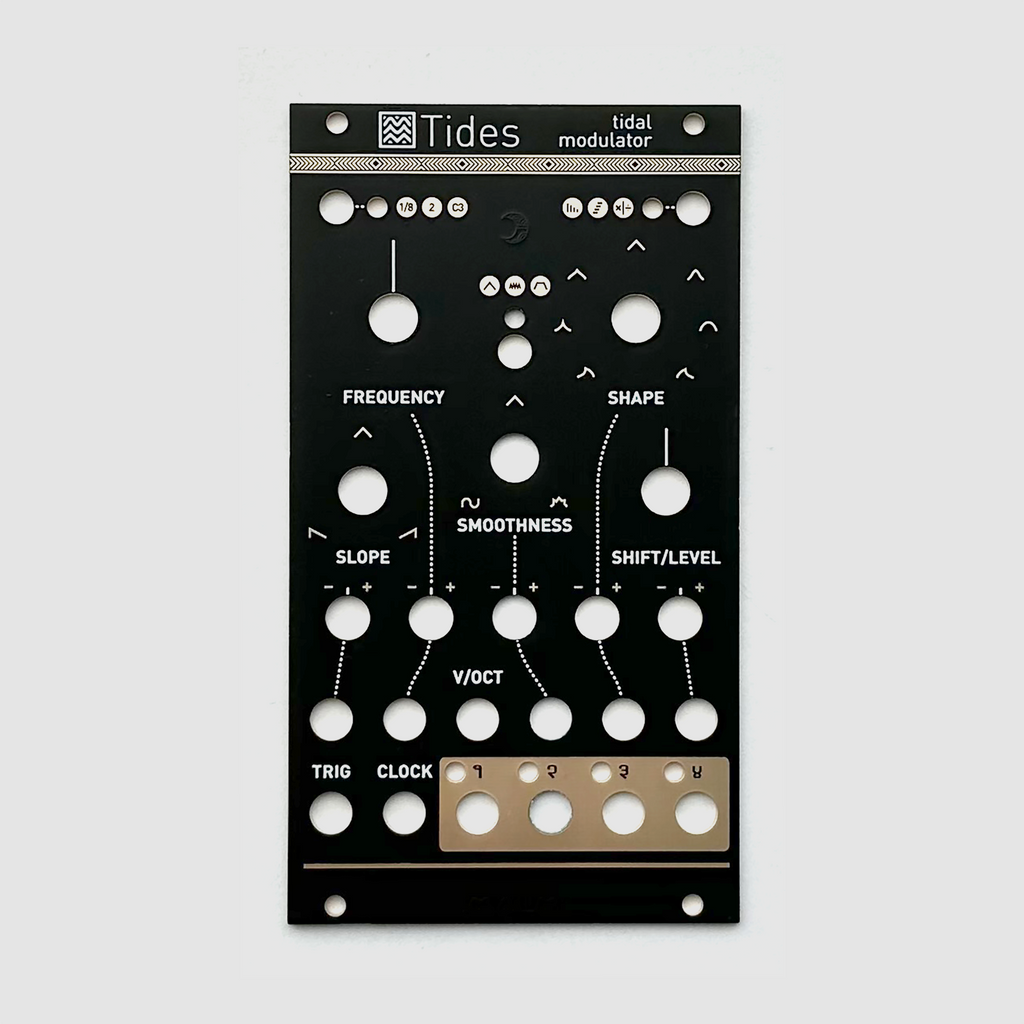 Black panel for Mutable Instruments Tides 2