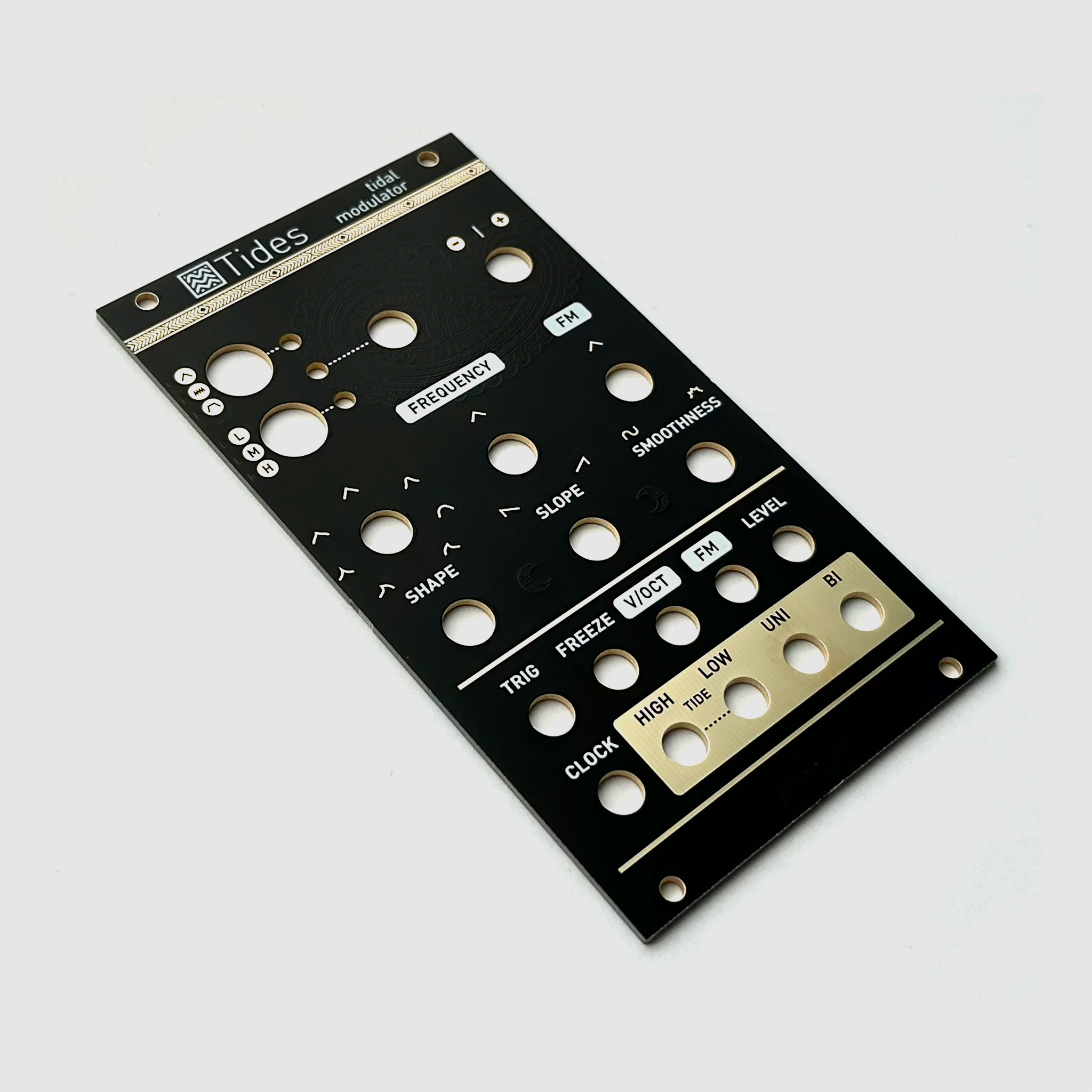 Black panel for Mutable Instruments Tides – Oddvolt - Eurorack Panels ...