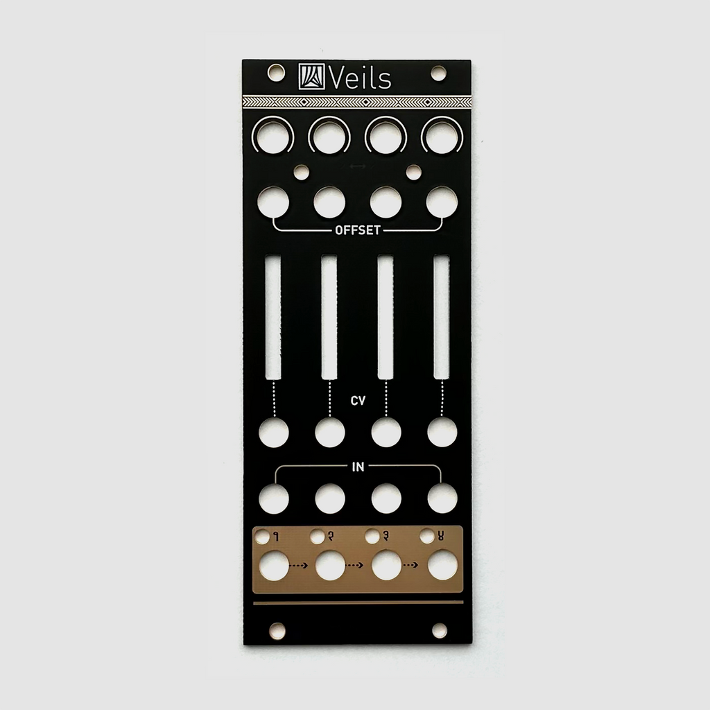 Black panel for Mutable Instruments Veils 2