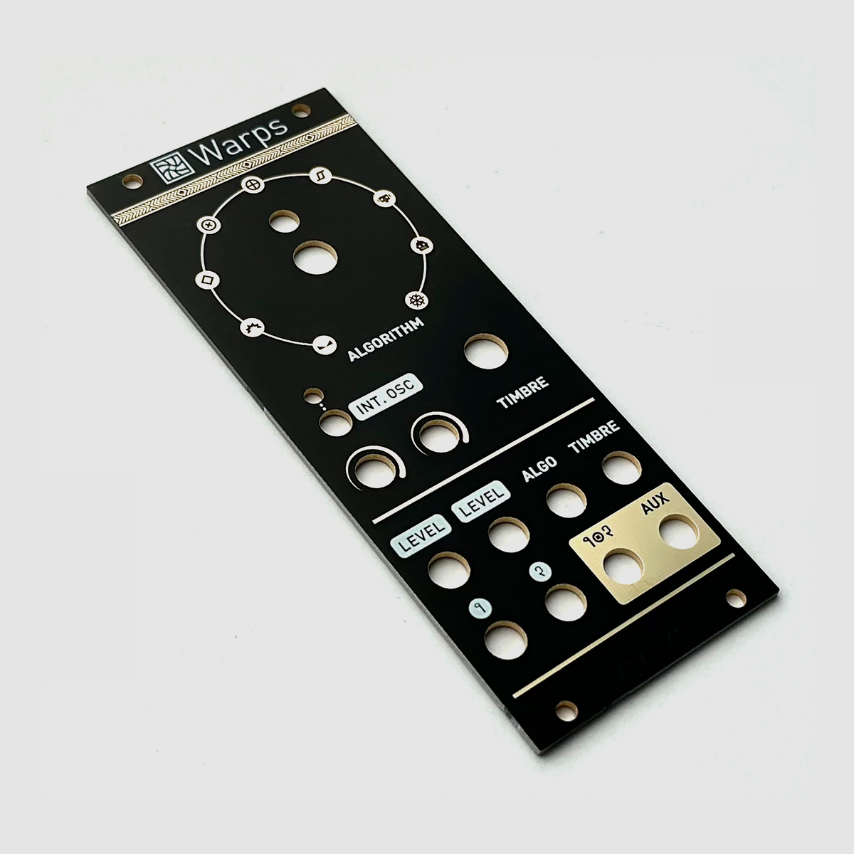 Black panel for Mutable Instruments Warps – Oddvolt - Eurorack Panels ...
