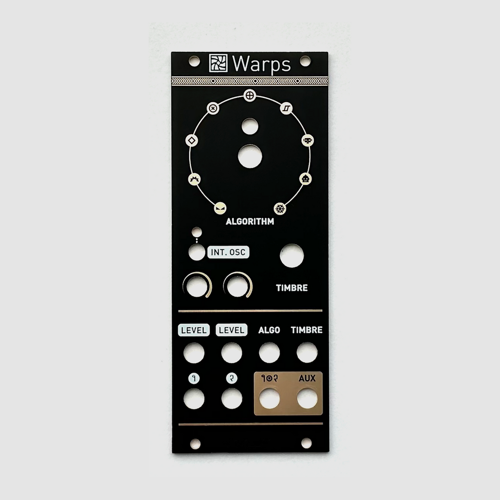 Black panel for Mutable Instruments Warps