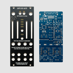 Jakplugg Alps PCB + JKLMNT Panel – Oddvolt - Eurorack Panels, PCBs Jakplugg Alps PCB + JKLMNT Panel – Oddvolt - Eurorack Panels, PCBs