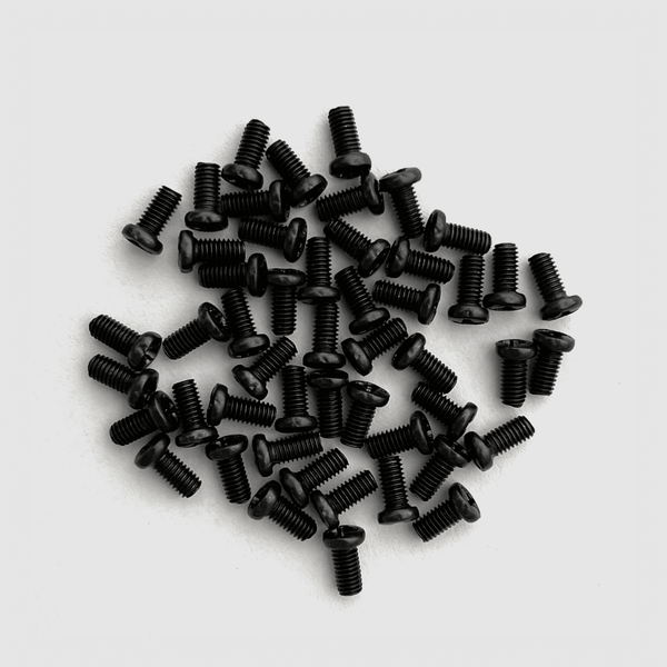 Black M3 screws 50pcs – Oddvolt - Eurorack Panels, PCBs and Parts