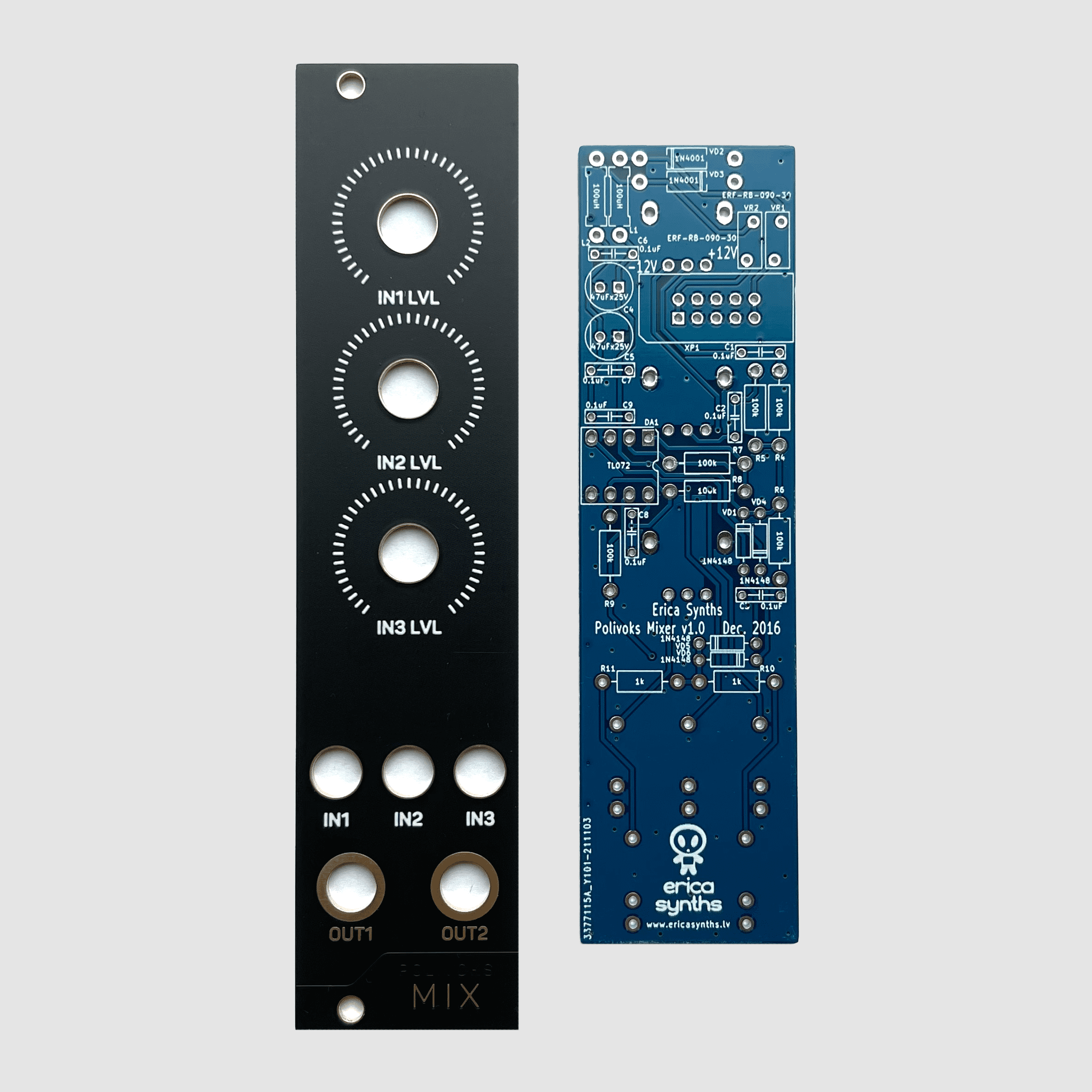 Erica Synths – Oddvolt - Eurorack Panels, PCBs and Parts for DIY
