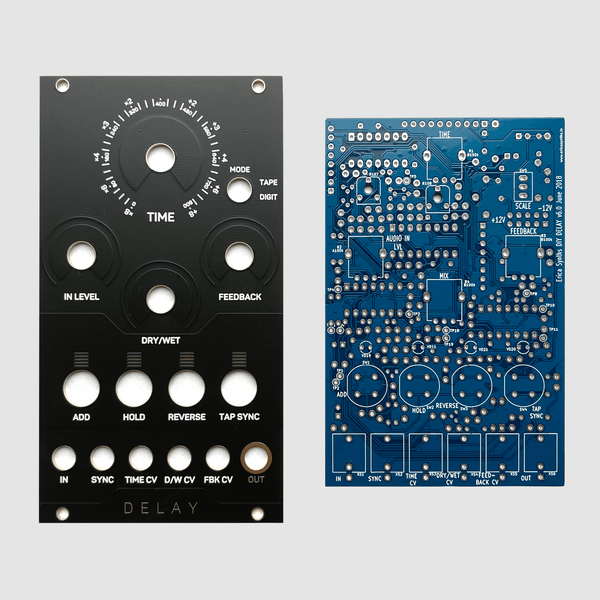 Erica synths Delay PCB + JKLMNT Panel – Oddvolt - Eurorack Erica synths Delay PCB + JKLMNT Panel – Oddvolt - Eurorack