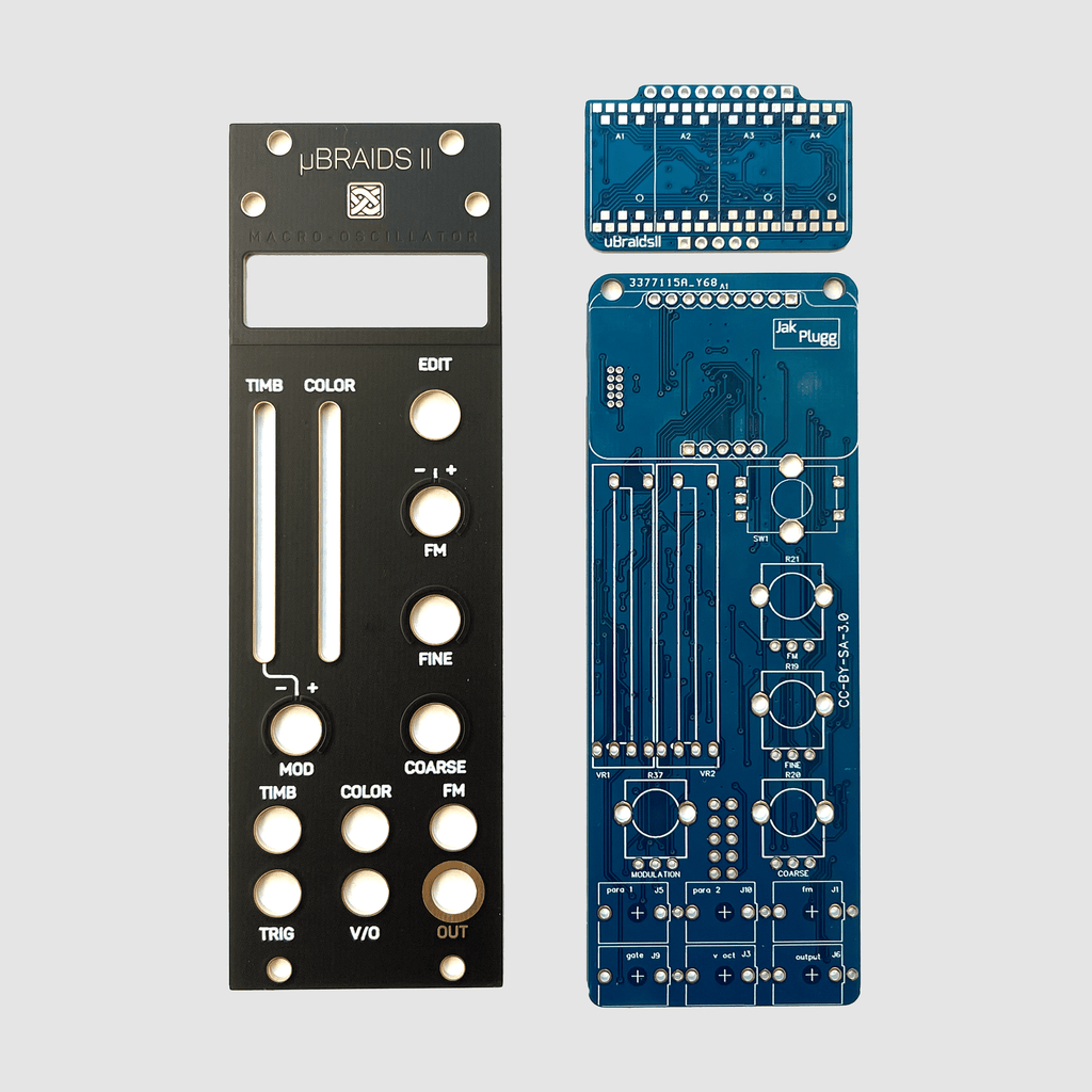 Jakplugg micro Braids II PCBs + JKLMNT panel