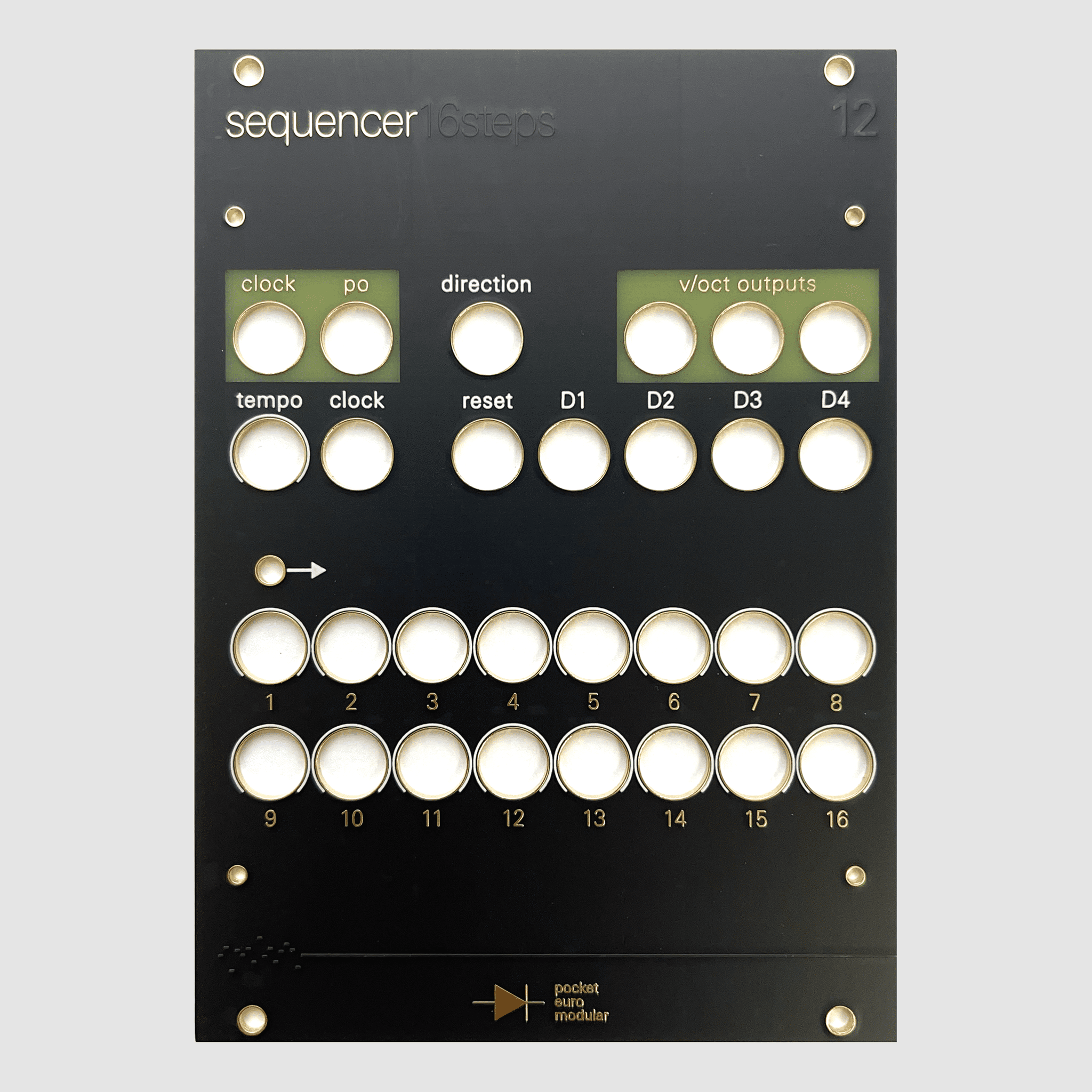 Panel for Teenage Engineering Pocket Operator Modular Sequencer ...
