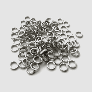 Knurled Nuts for M6 3.5mm Jacks 100pcs