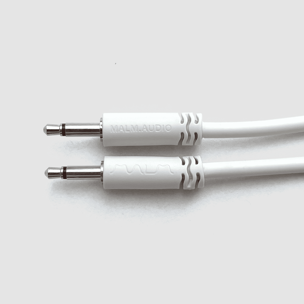 White Eurorack Patch Cable